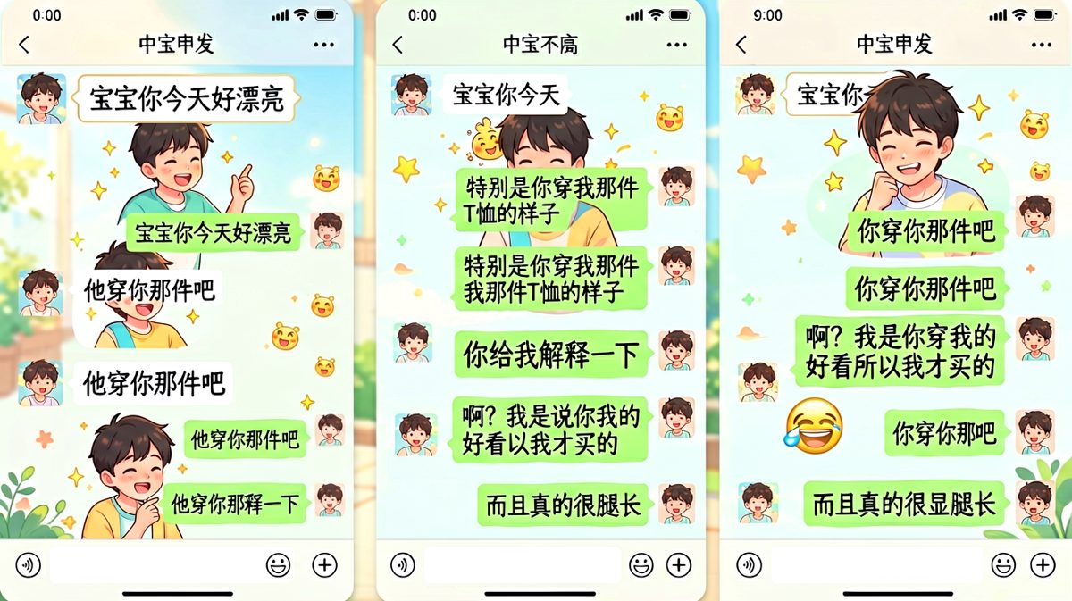 直男的夸奖有时候比直男的沉默更致命