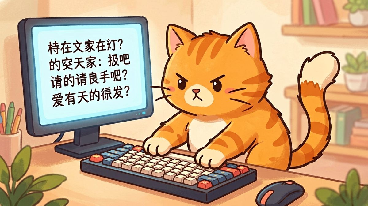 老板说让我写份报告，但这键盘它是真会啊。