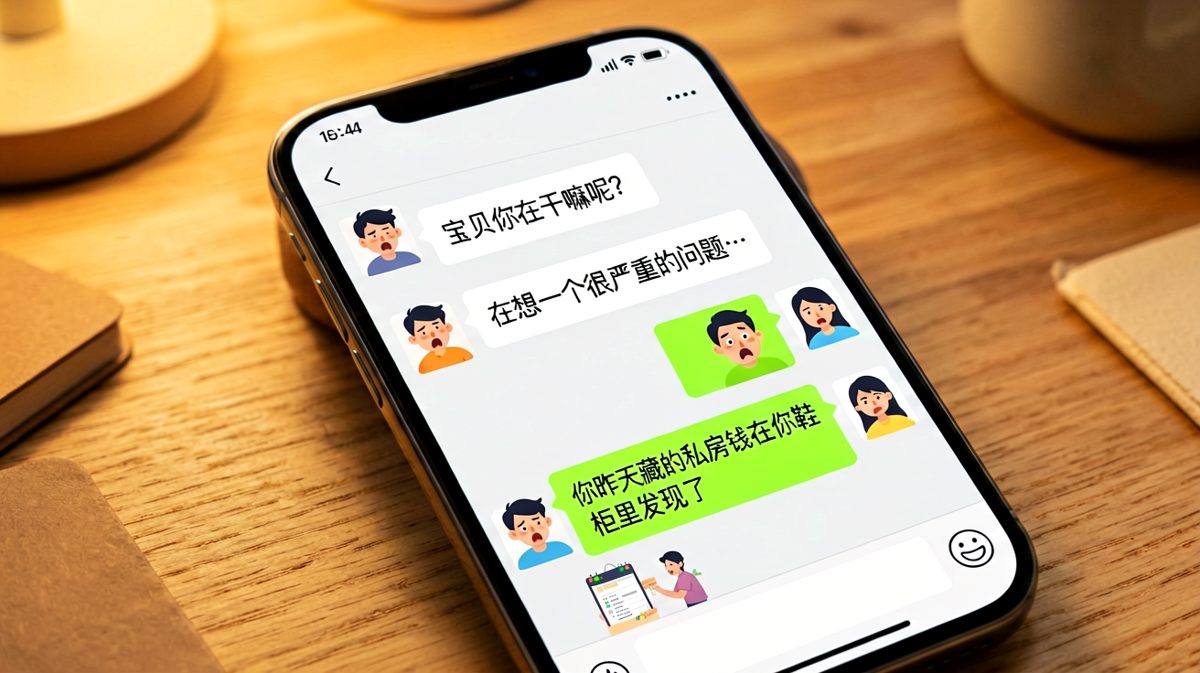 以为在想你，其实是在算你藏了多少钱
