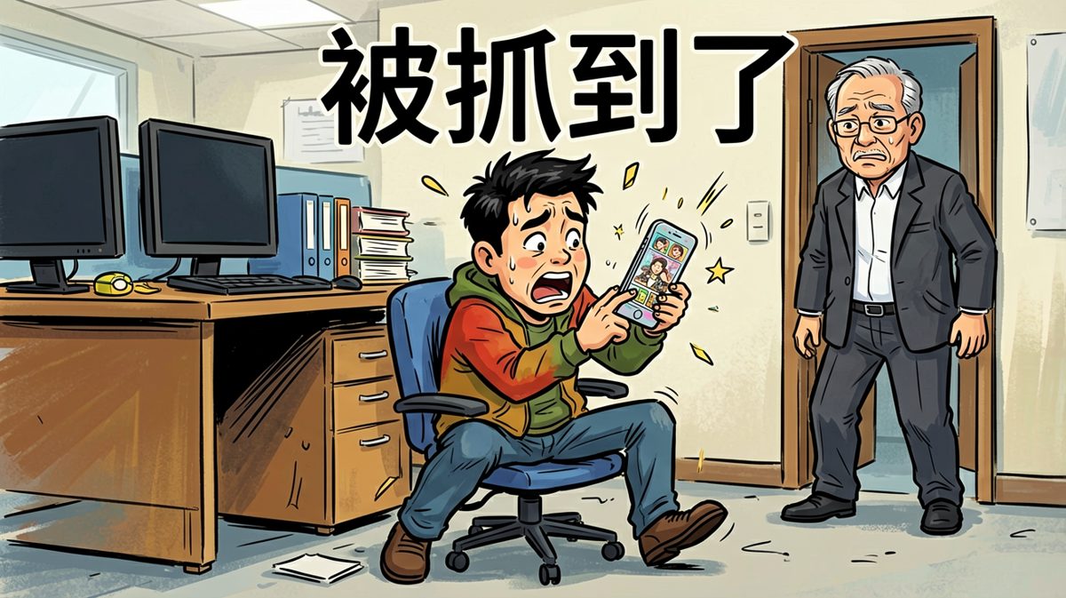 上班摸鱼的最高境界：假装认真工作，实际疯狂输出