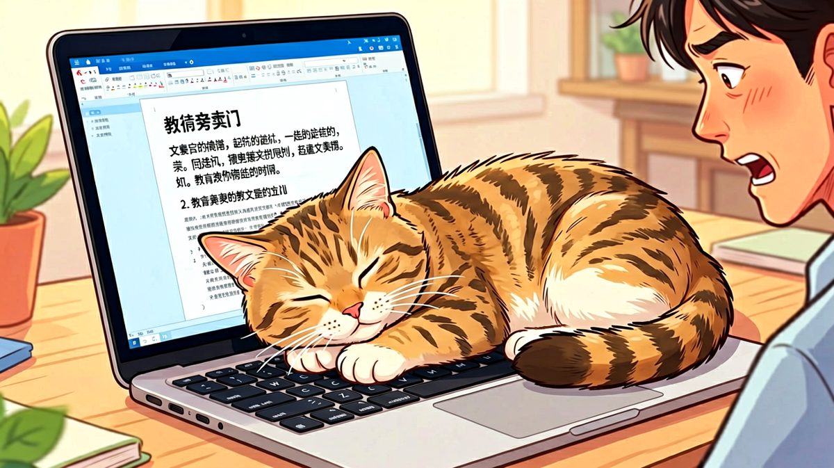 打工人的猫：这个班我替你上了！