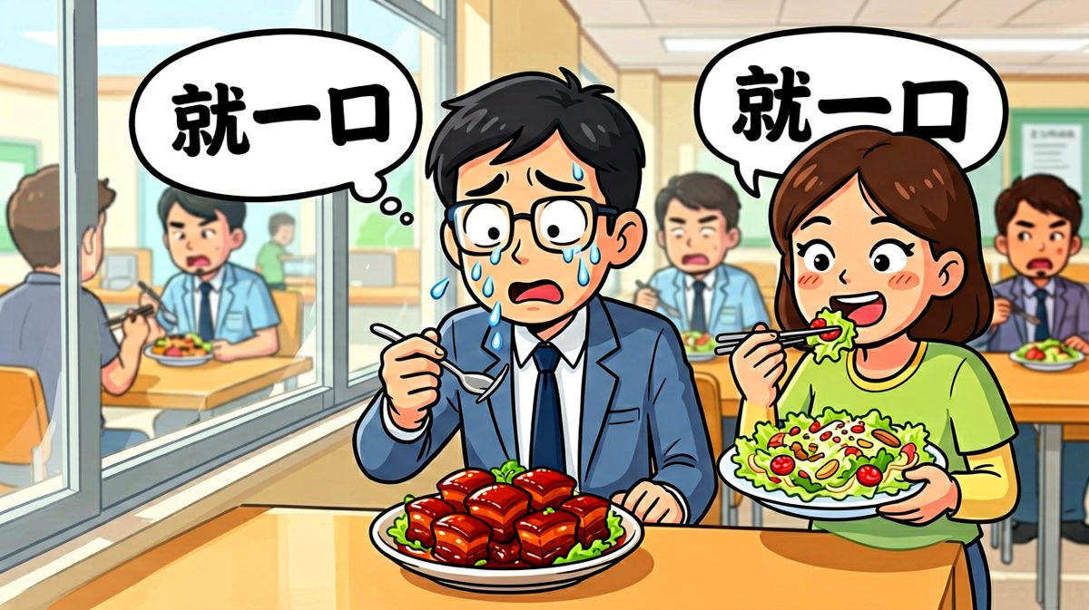 理智告诉我：就吃一口。