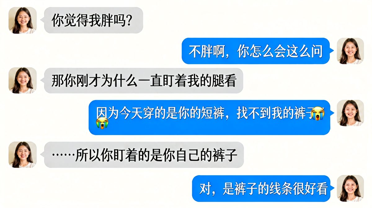 送命题的正确打开方式是装傻