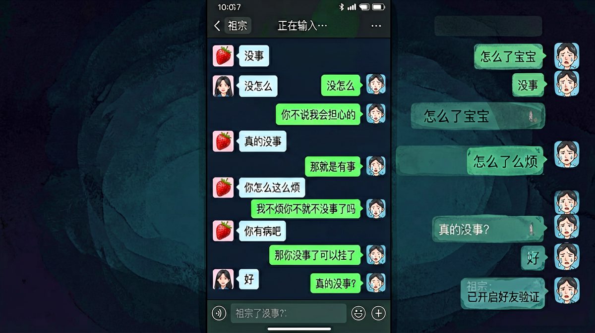 男生追问我到底怎么了的终极社死现场