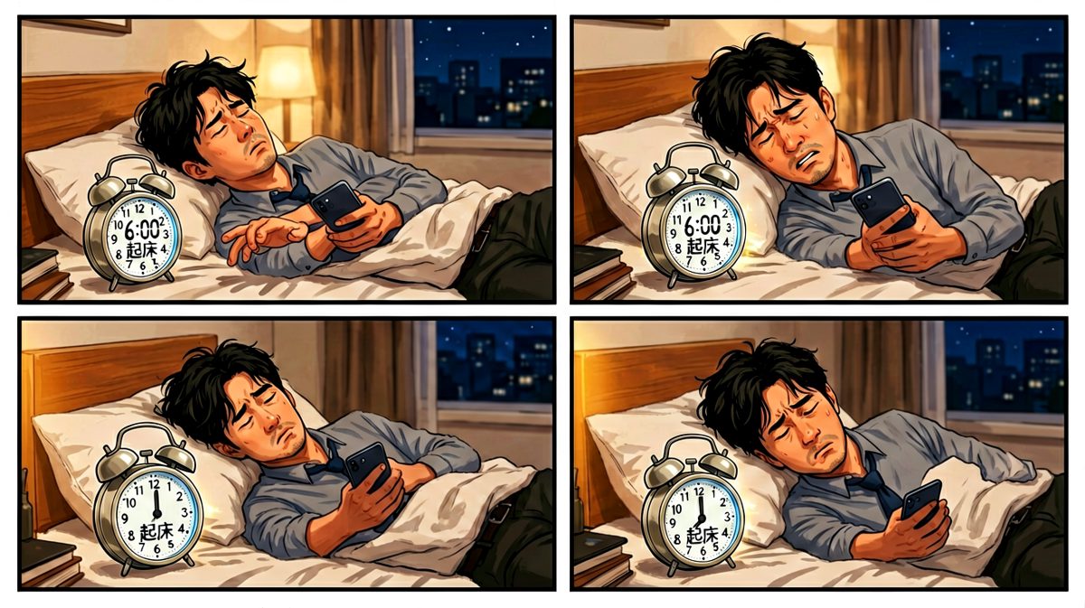 闹钟响起，打工人睁眼即毁灭