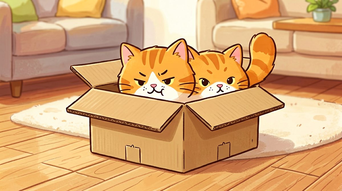 猫：只要我够胖，箱子就会自动变大