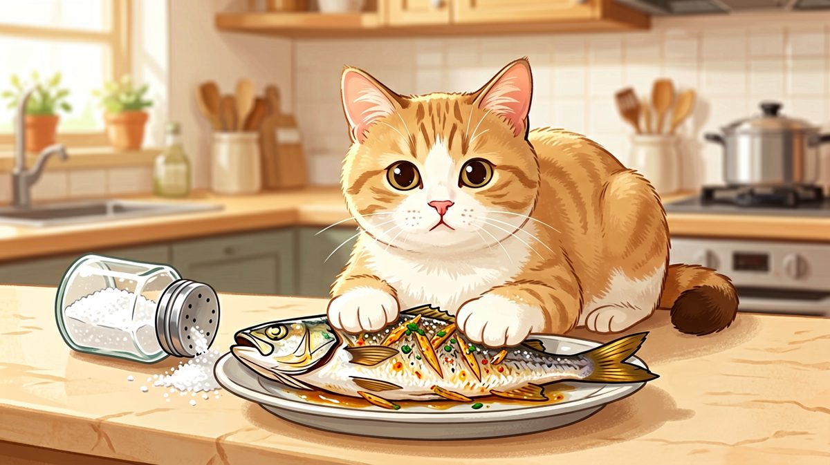 猫：我只是想帮你尝尝咸不咸
