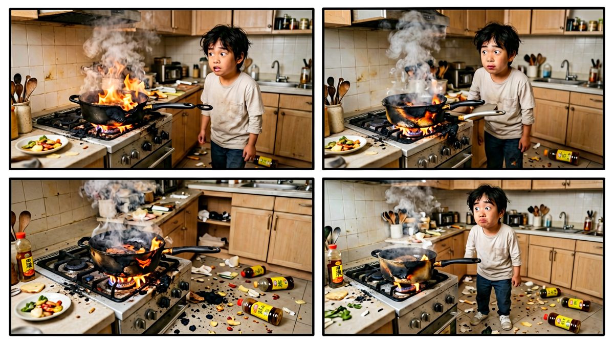 格三：这是早餐还是火灾现场？