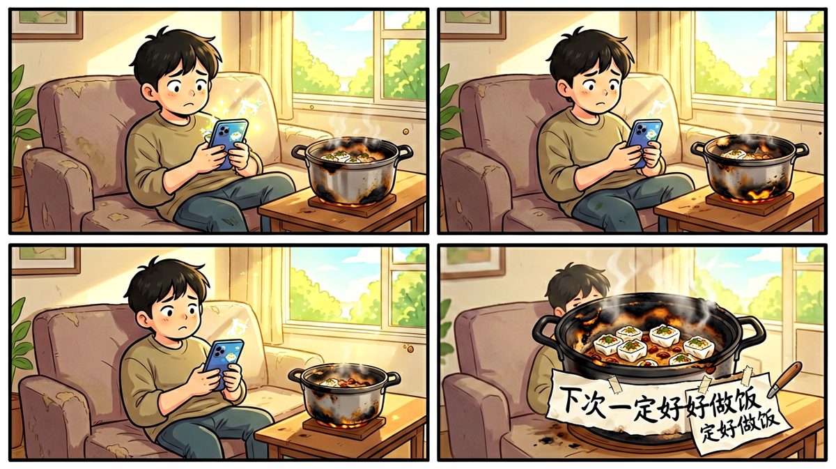 格四：罢了，外卖小哥才是我的真命天子。