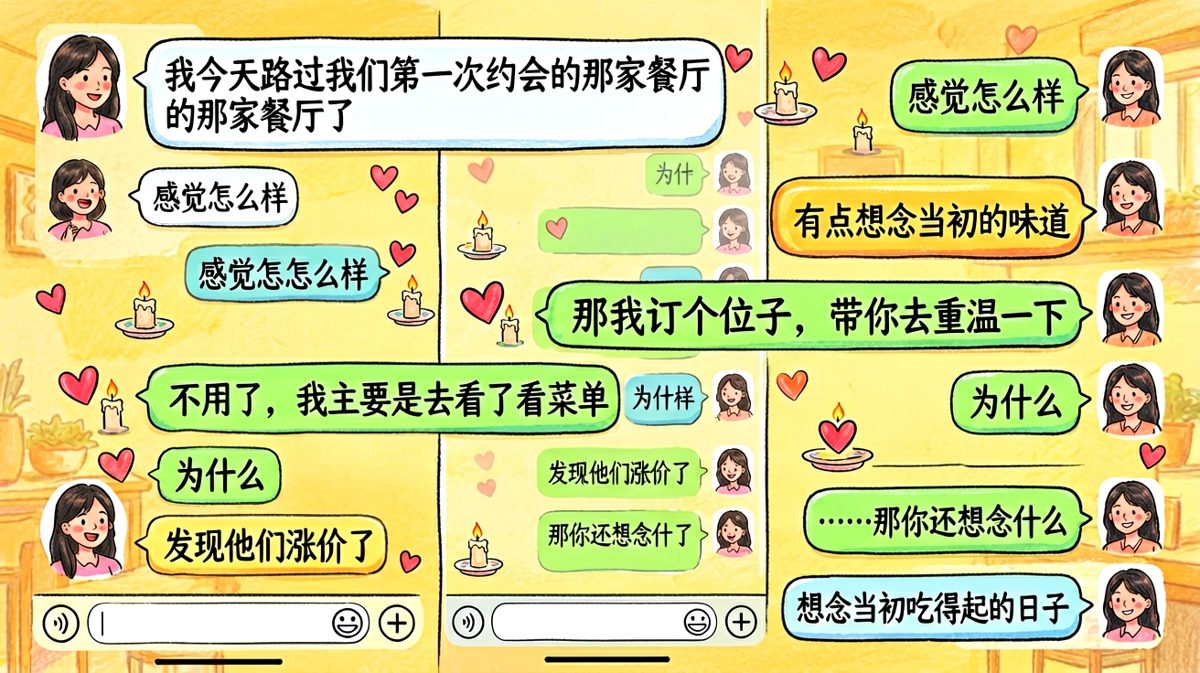 想念的不是餐厅是当初的饭钱