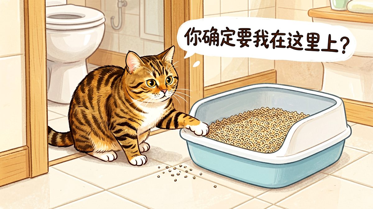 猫：这个盆脏了，我决定换个地方