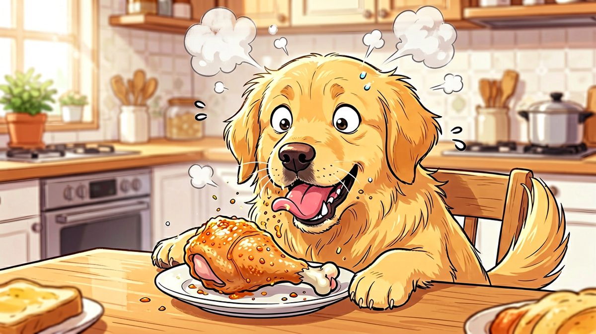 我什么都没有做！是鸡腿先动的手！