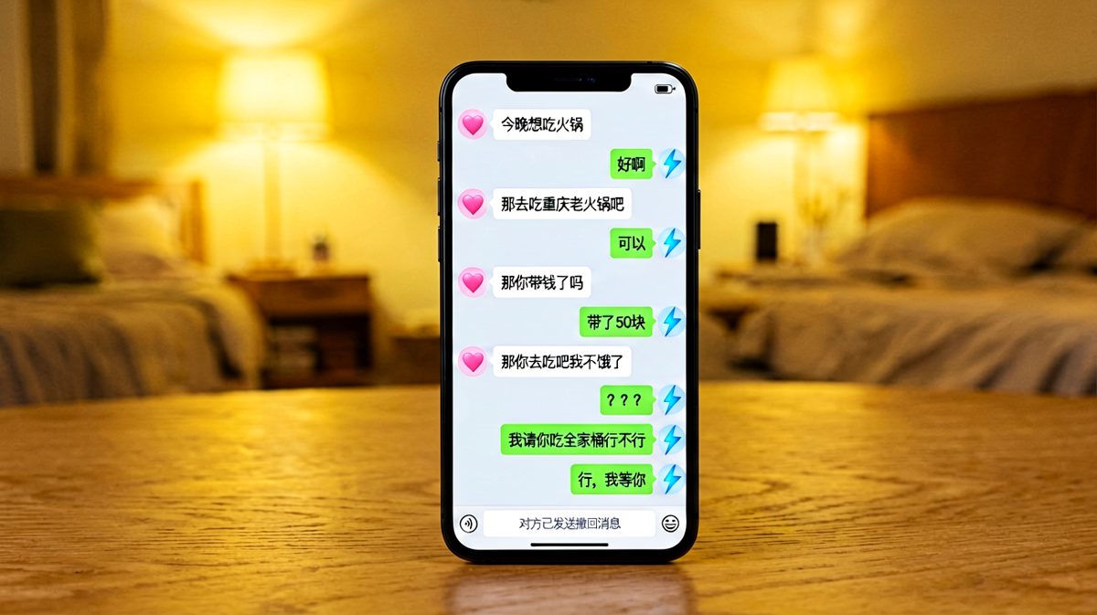 带50块吃火锅被套路，最后的撤回令人窒息