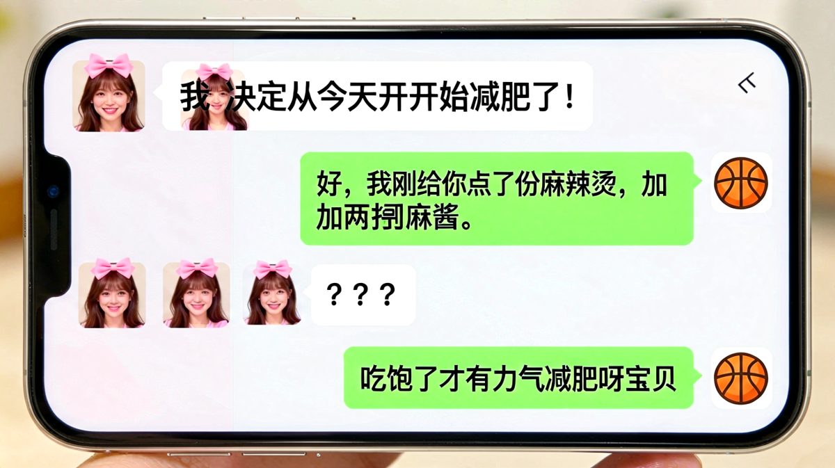 减肥宣言刚发出去，外卖就来了