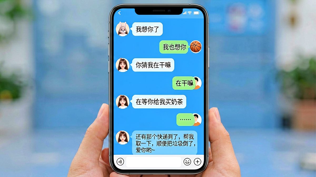 三个字的开场白，结尾全是使唤
