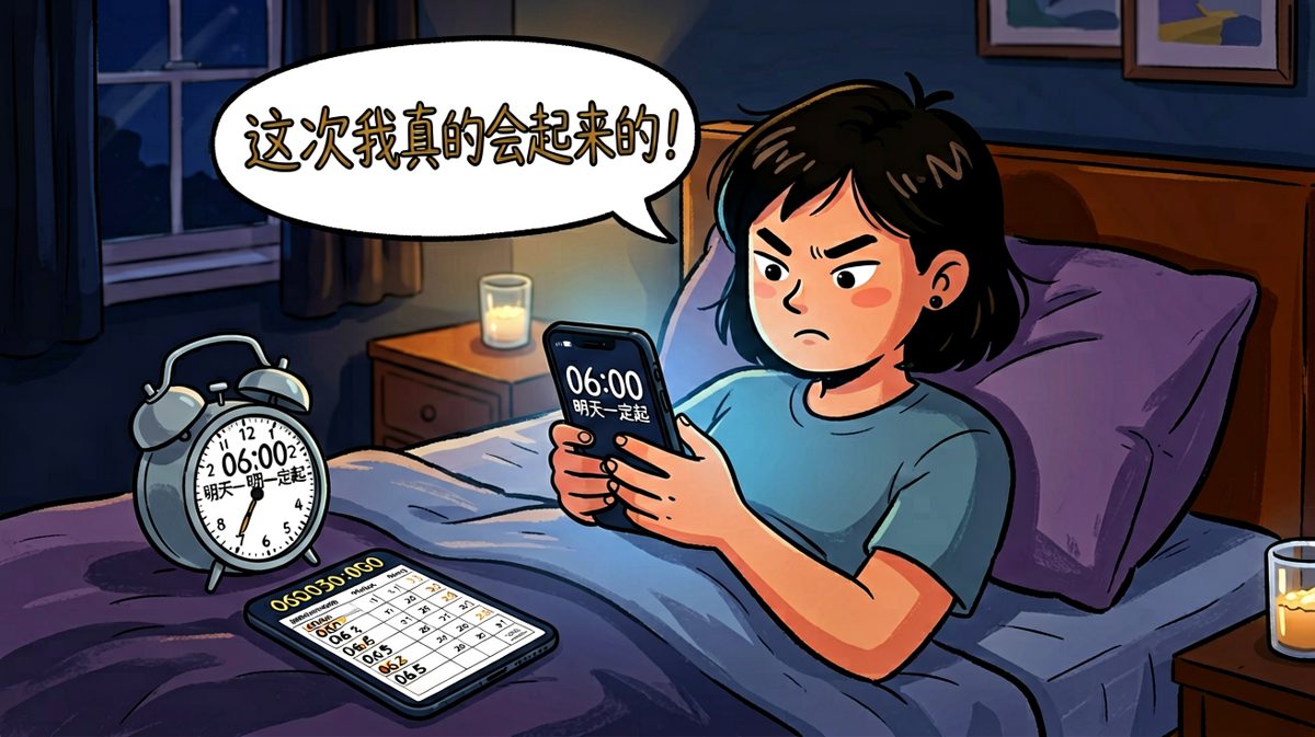 夜深了，主角再次立下flag，殊不知明天一切将会重演