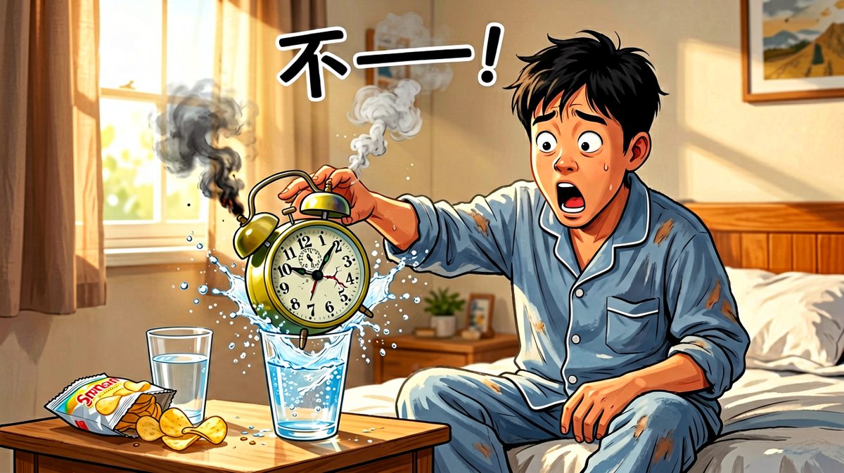 刚准备胜利，闹钟却意外落水报废，晴天霹雳！