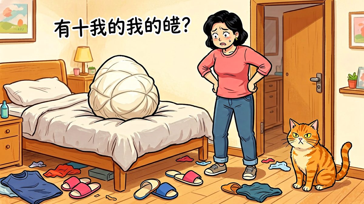 妈妈路过看到这一幕，内心OS：你刚才那么积极干什么？