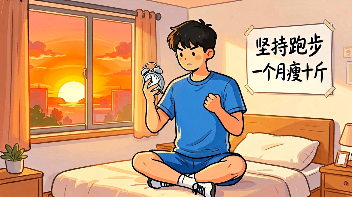 第一格：雄心壮志，立志晨跑