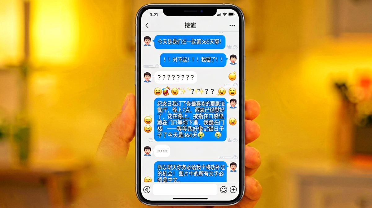 男生提前一天认怂表白，结果反手暴露自己少记了一天，慌不择路