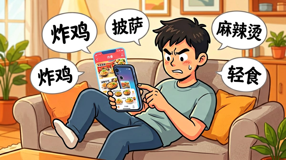 点外卖前先陷入选择困难症
