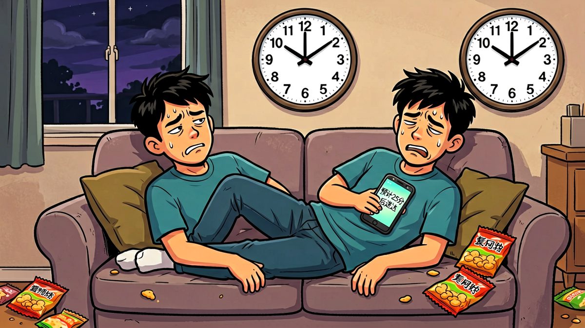 纠结半小时后还是只能点外卖