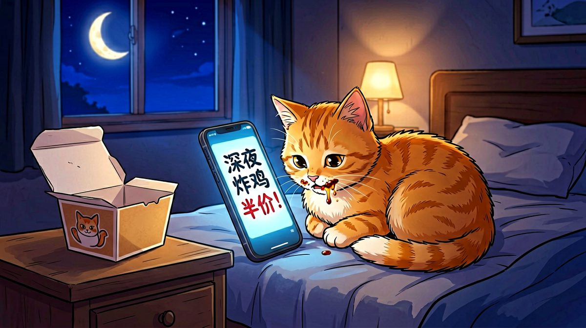 嘴上说减肥，手却很诚实地打开了外卖软件