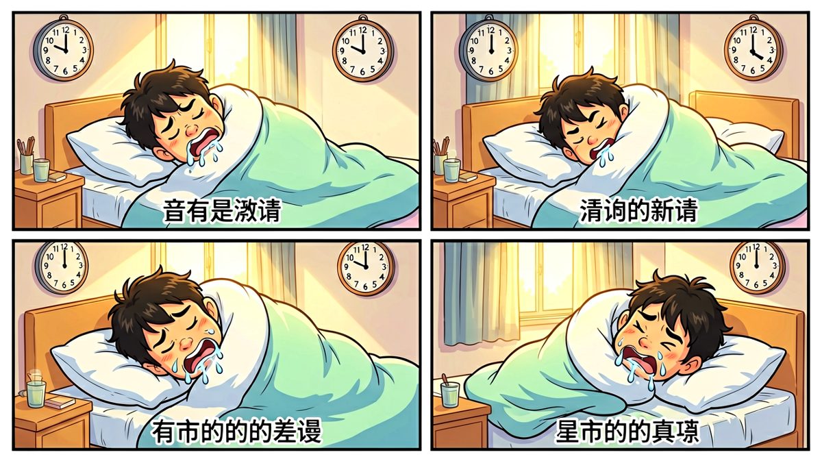 三十分钟过去……毫无知觉地继续睡。