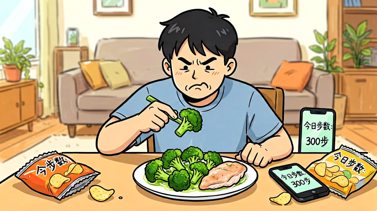 第二天：减肥餐也太难吃了……