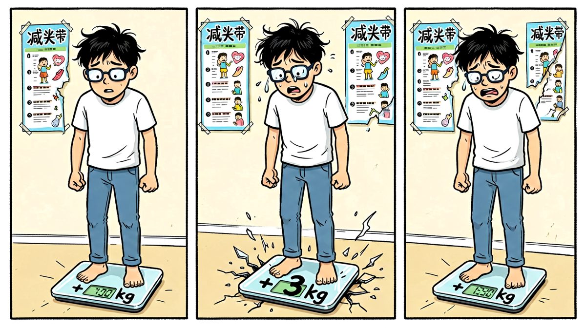 一周后上秤：我不仅没瘦，还胖了三斤！