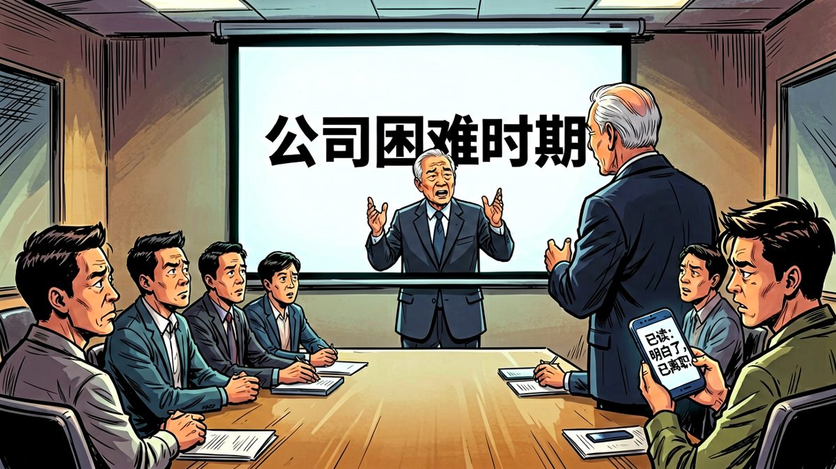 老板讲公司困难，员工早已悄悄离职