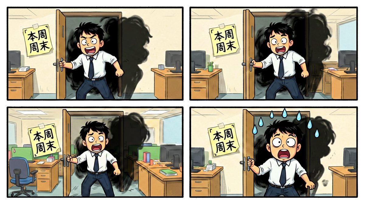 到公司才发现今天是周末