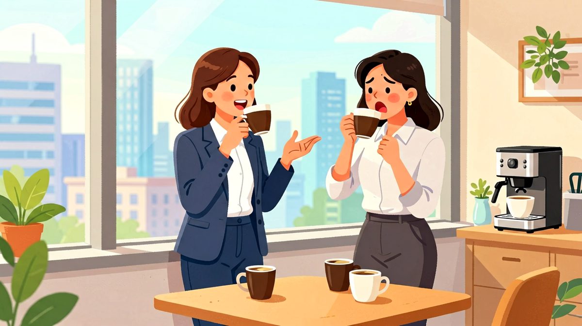 员工A：「老板说今天加班有夜宵。」员工B：「所以……他请的是外卖还是……他自己的？」