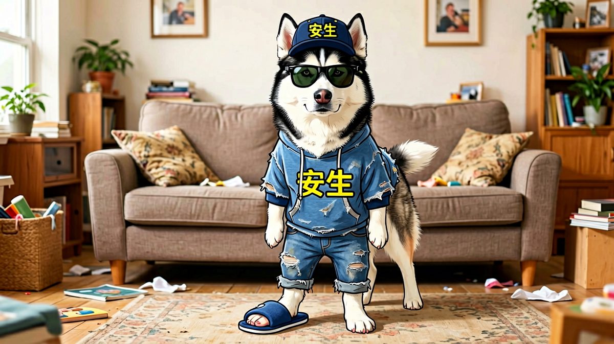 狗：今天我是这个家的老大，你们都得叫我二叔。