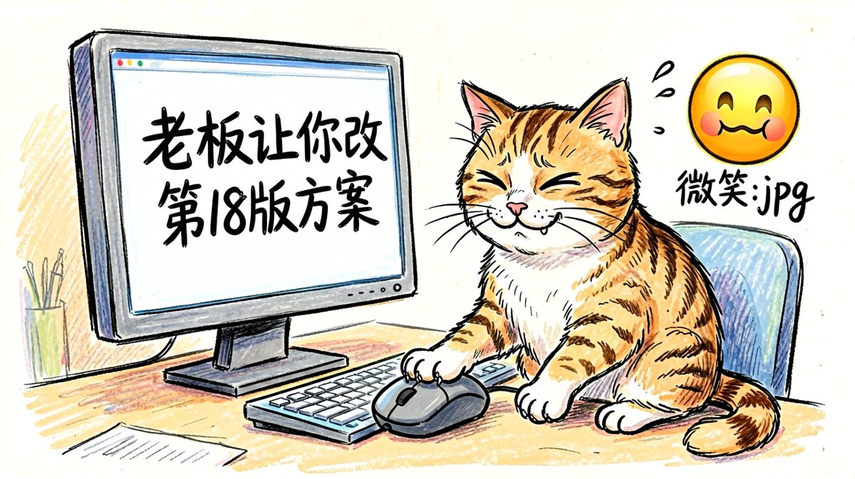 收到第18版修改意见，我的微笑已经糊了