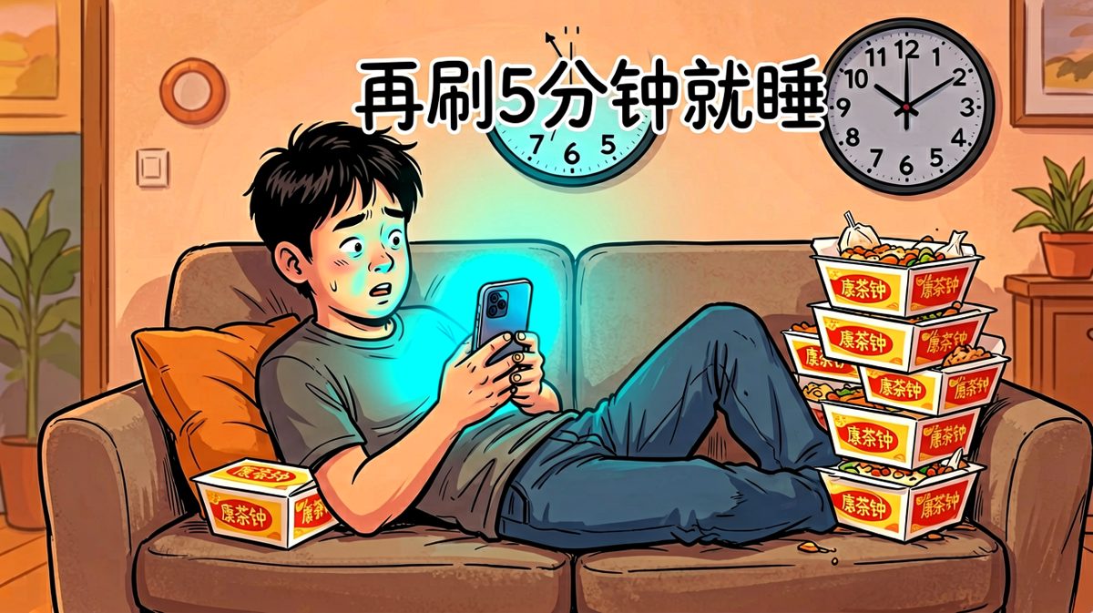 每晚的自我欺骗：再刷五分钟就睡觉