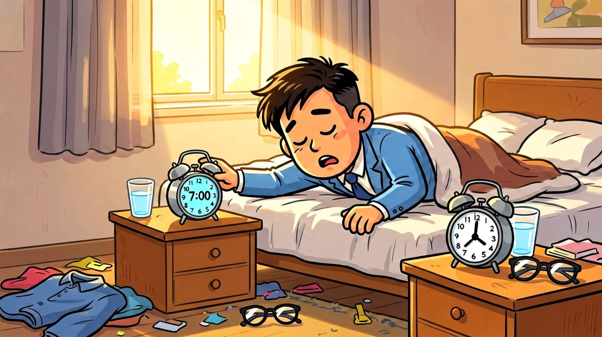 闹钟响了，继续睡！