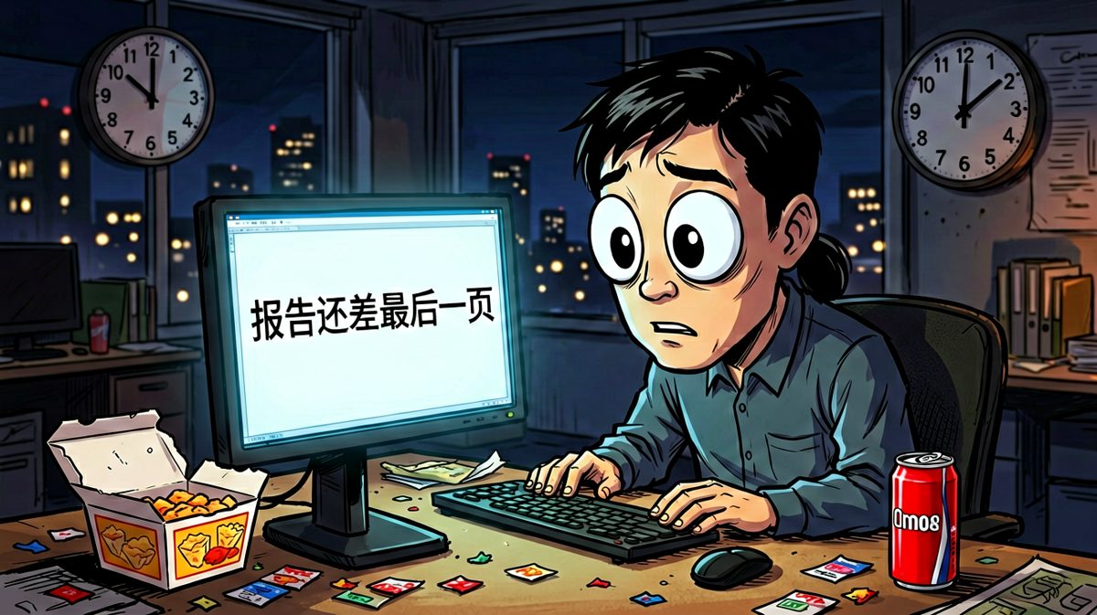 凌晨两点的我，终于明白了什么叫'自愿加班'。