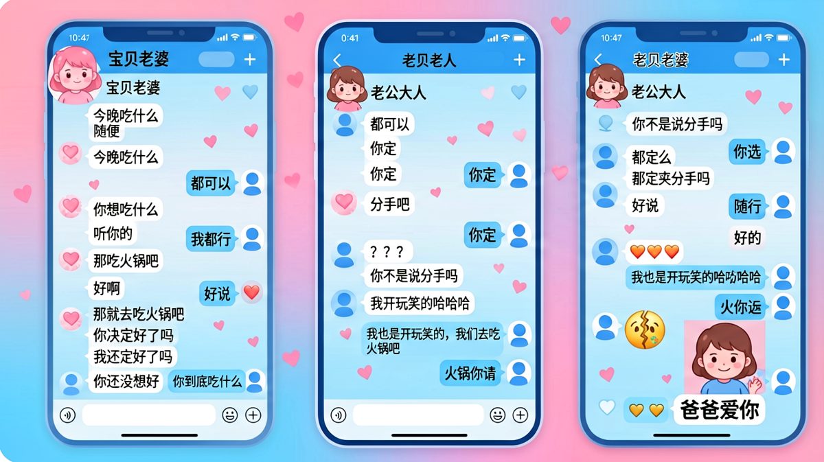 '随便'二字的杀伤力：女生无限选择困难逼疯男友，最后一句'分手吧'竟是双向奔赴的默契