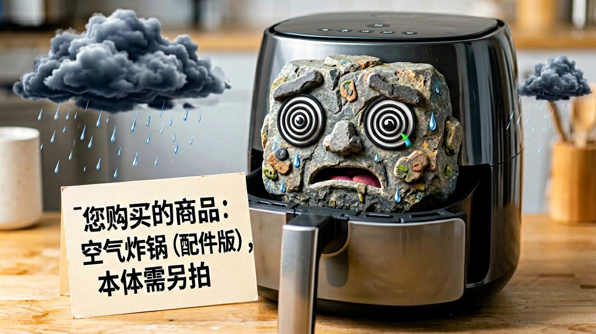 买的是配件不是整机，心态崩了