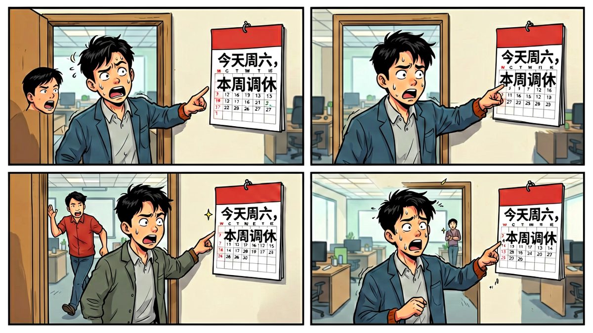 ……原来是周末啊