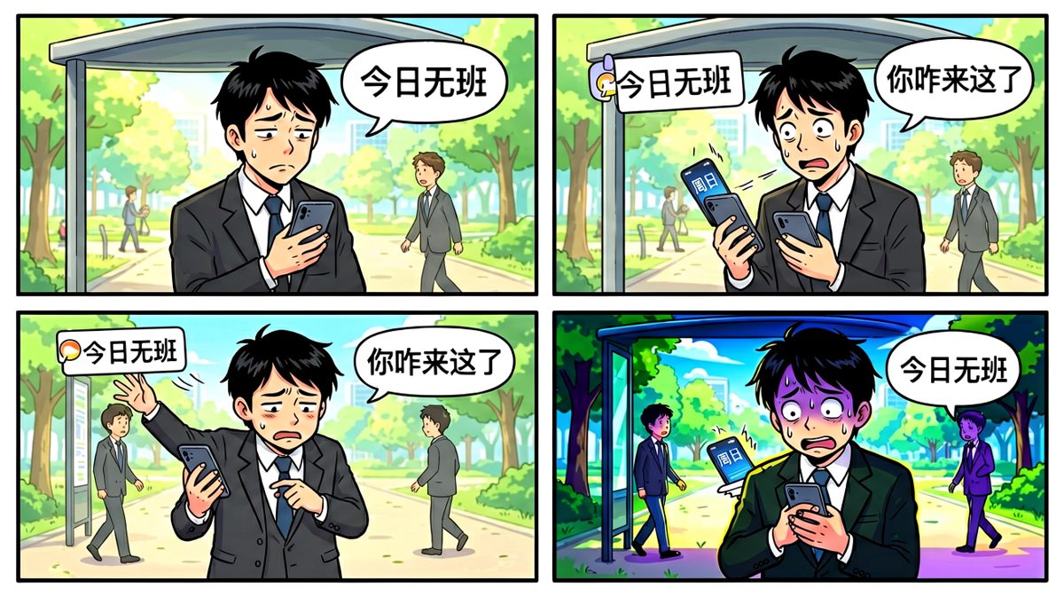 精心打扮一小时，原来是周末