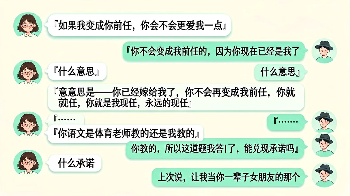 前任陷阱？不，是绕了十八弯的表白反击