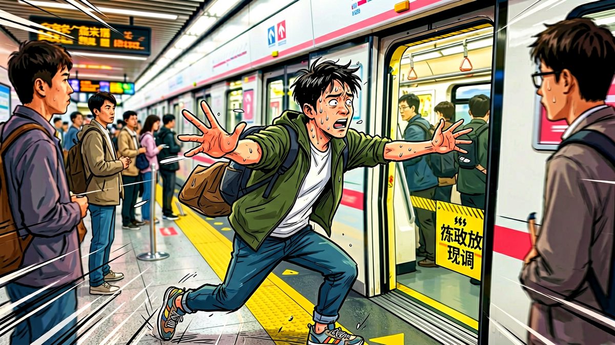 极限冲刺，还是没赶上！