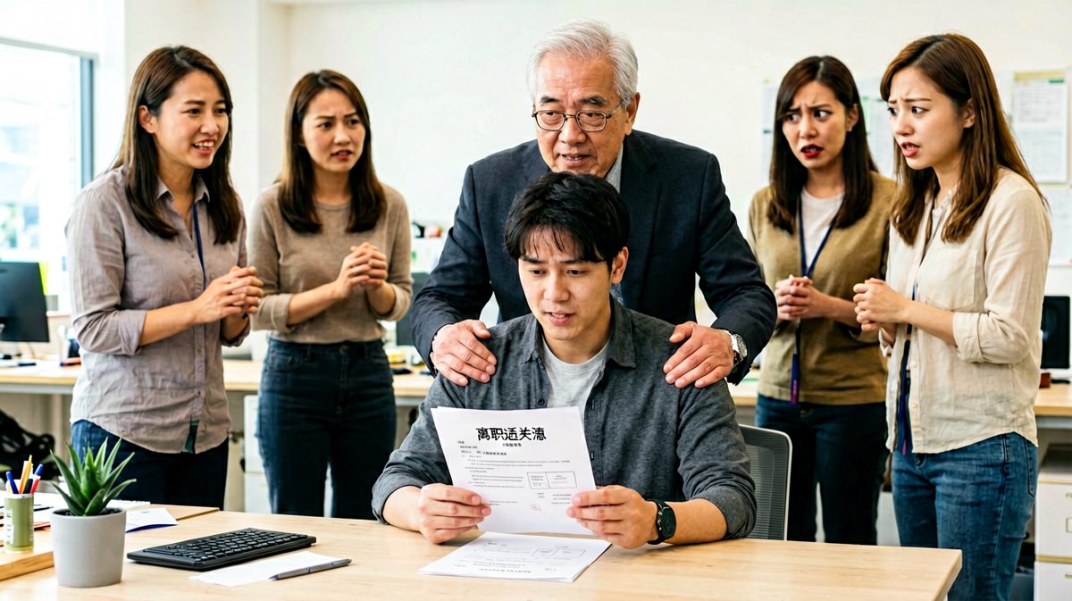 老板：「其实我也干满十年了，明天一起走？」