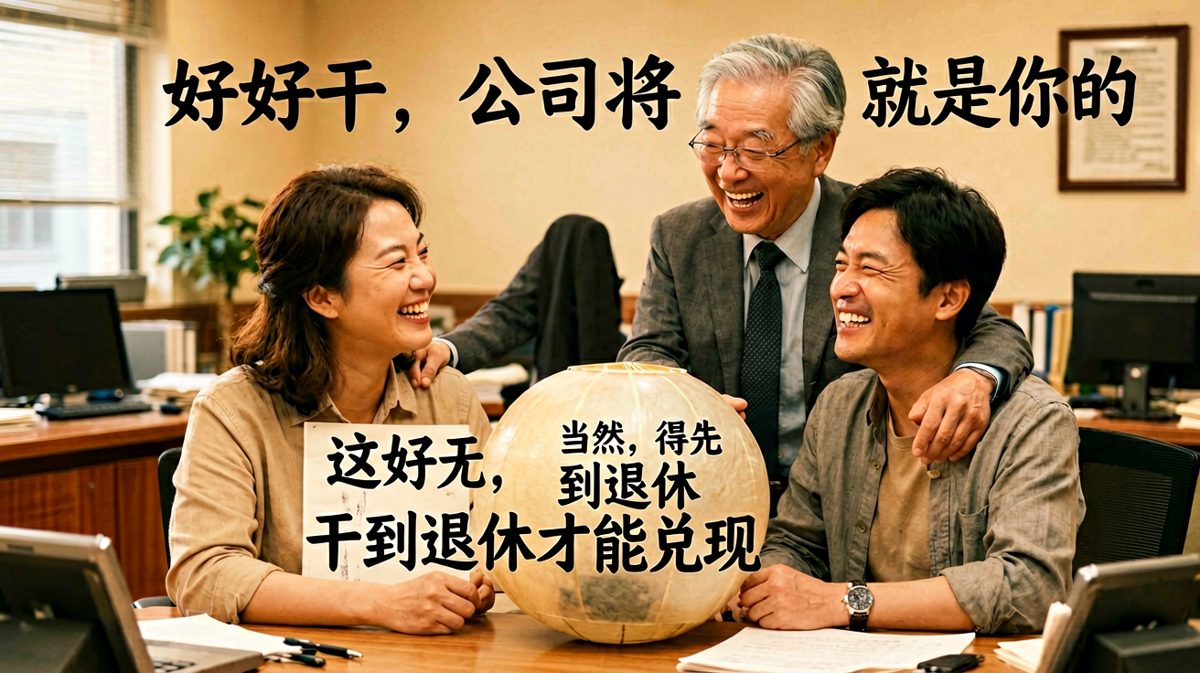老板画饼说公司是你的，员工愣住了