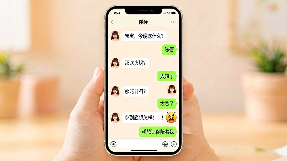 问就是随便，最后却是深情一击