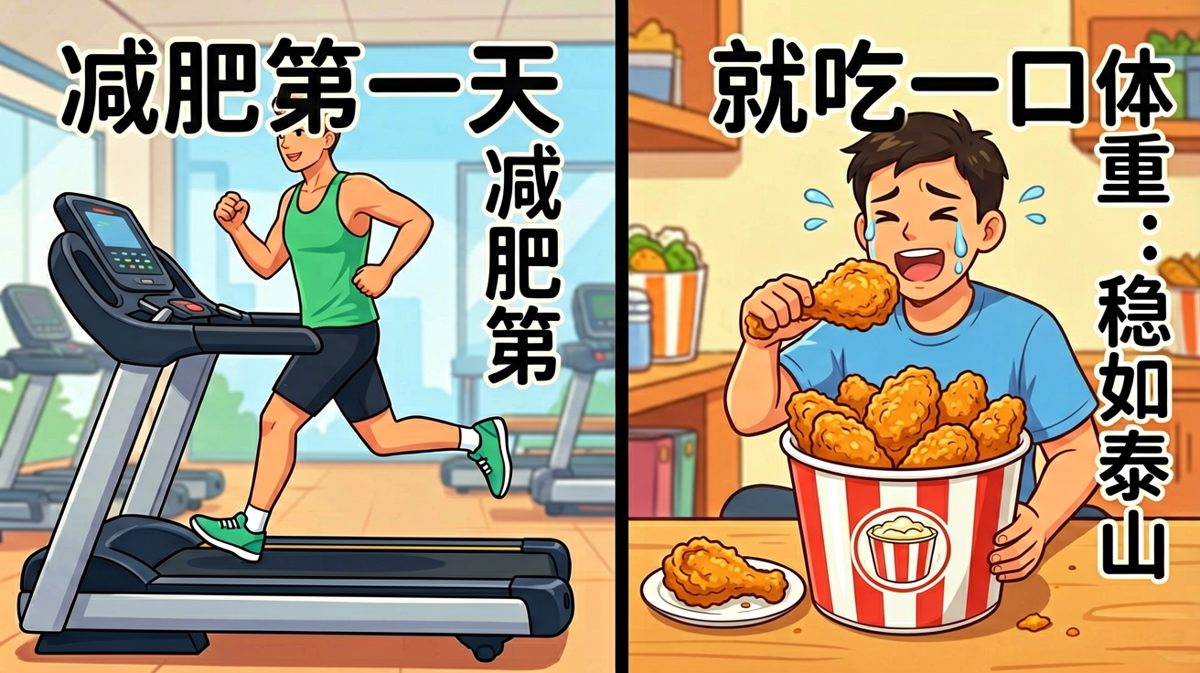 减肥的路上从不缺计划，缺的是管住嘴的决心。