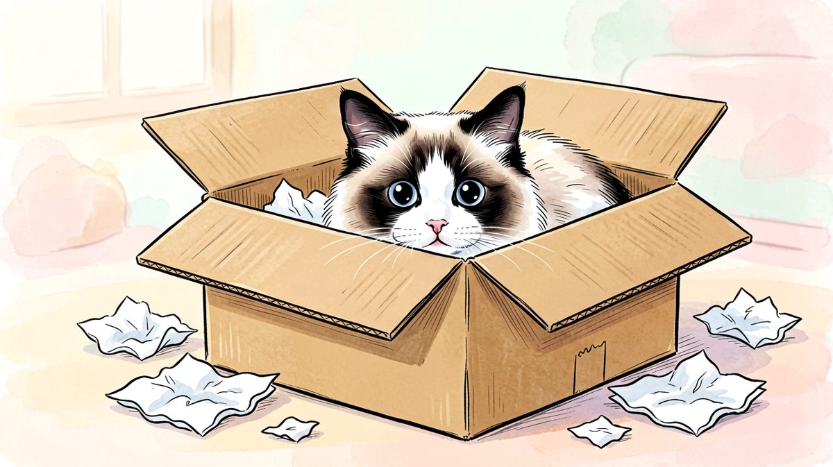 猫咪：这是本喵的新房子！