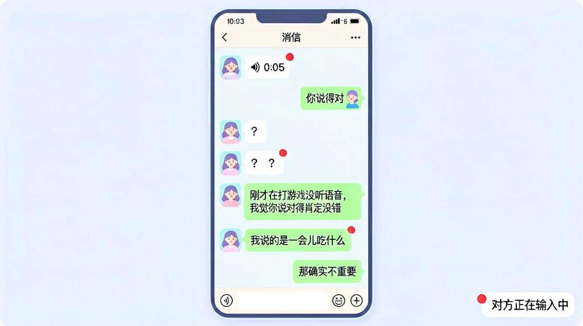 游戏比恋爱重要的经典反面教材。